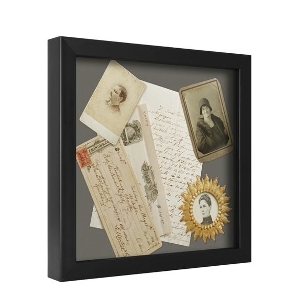 Mainstays "8 × 8" Memorabilia Black Shadow Box Frame - Picture 6 of 6